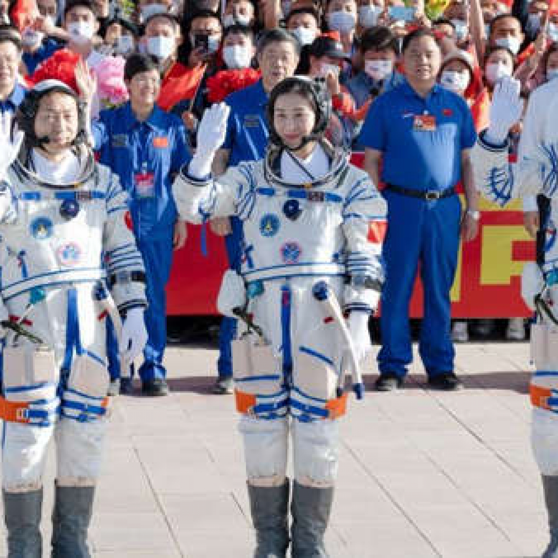 The mission carried out by three astronauts at the Tiangong space station was a "complete success"