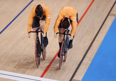 Olympics: Lavreysen beats Hoogland in all-Dutch mens Sprint final